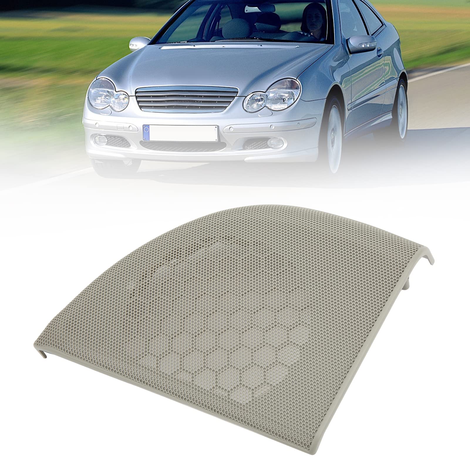 Qiilu Couverture De Haut‑parleur De Pilier A Couvercle De Haut-parleur