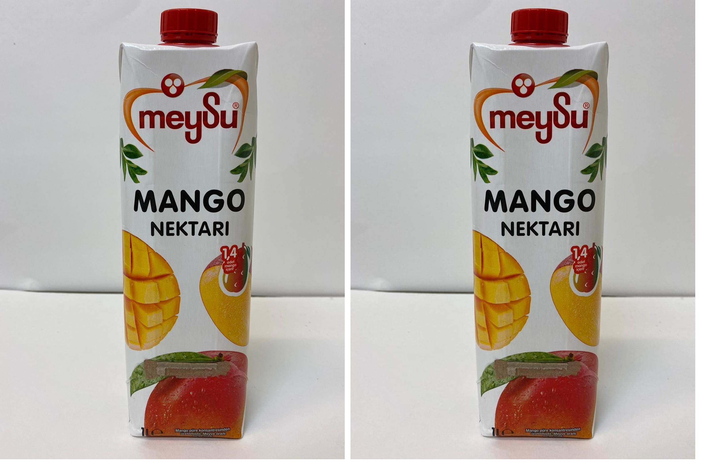 Meysu Mango Nektar 1 lt (2 paketi)