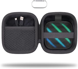 （ケースのみ）Anker Soundcore Boom Go 3i Bluetooth スピーカー D5103専用収納ケース，ブラック‐co2CREA | 硬質EVA素材 衝撃吸収 防塵防滴 軽量コンパクト