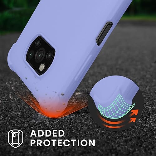 Miniatura 2 de kwmobile Funda cruzada compatible con Xiaomi Poco X3 NFCPoco X3 Pro - Funda de silicona TPU con correa - Lavanda