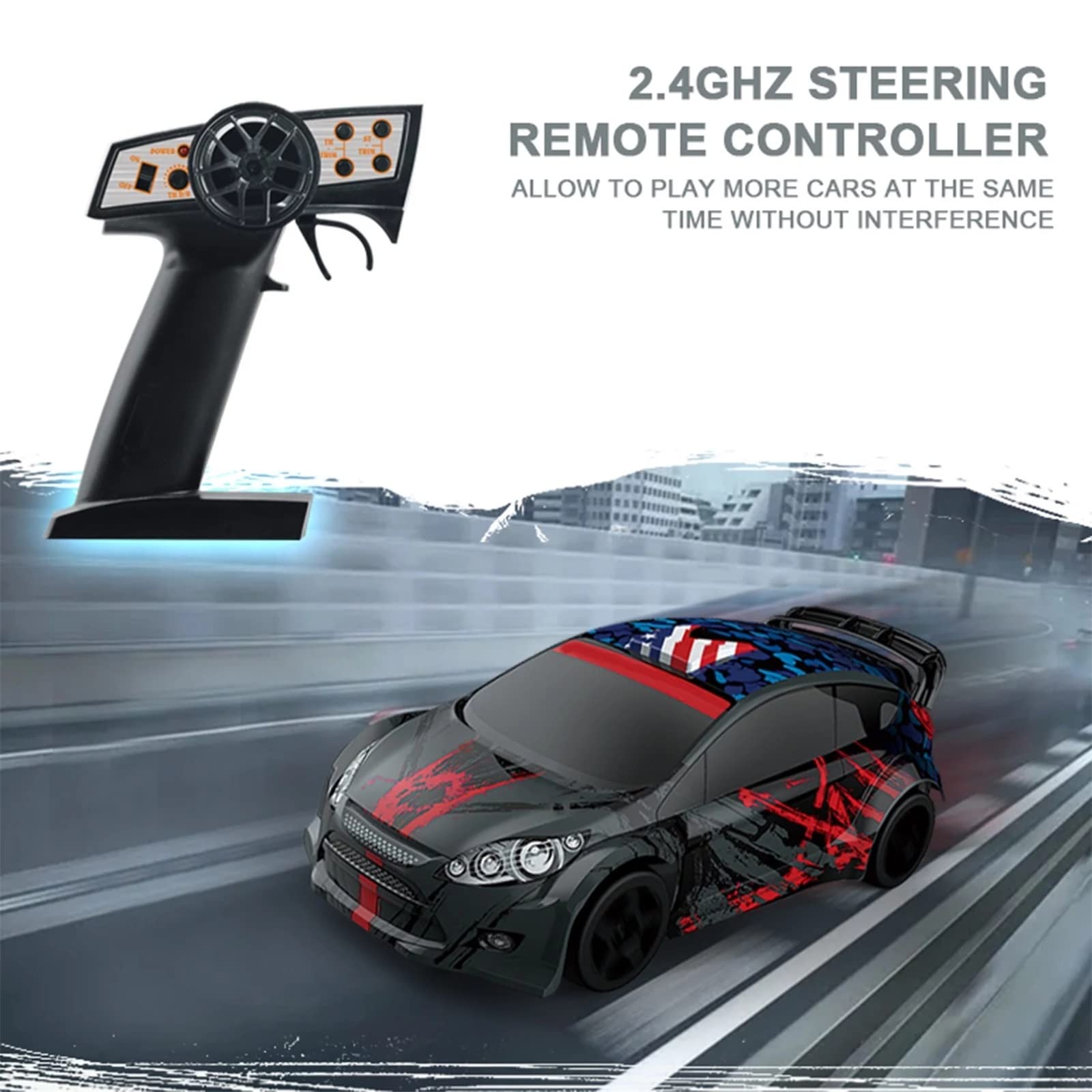 Amazon.co.jp: ラジコンカー 1/24 2.4GHz RCレースカーの高速 RC