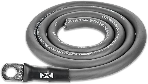 Miniatura 10 de NVX True 1/0 Calibre AWG 100% OFC Kit Completo de Cableado de Amplificador con Cable RCA de 2 Canales - XKIT02