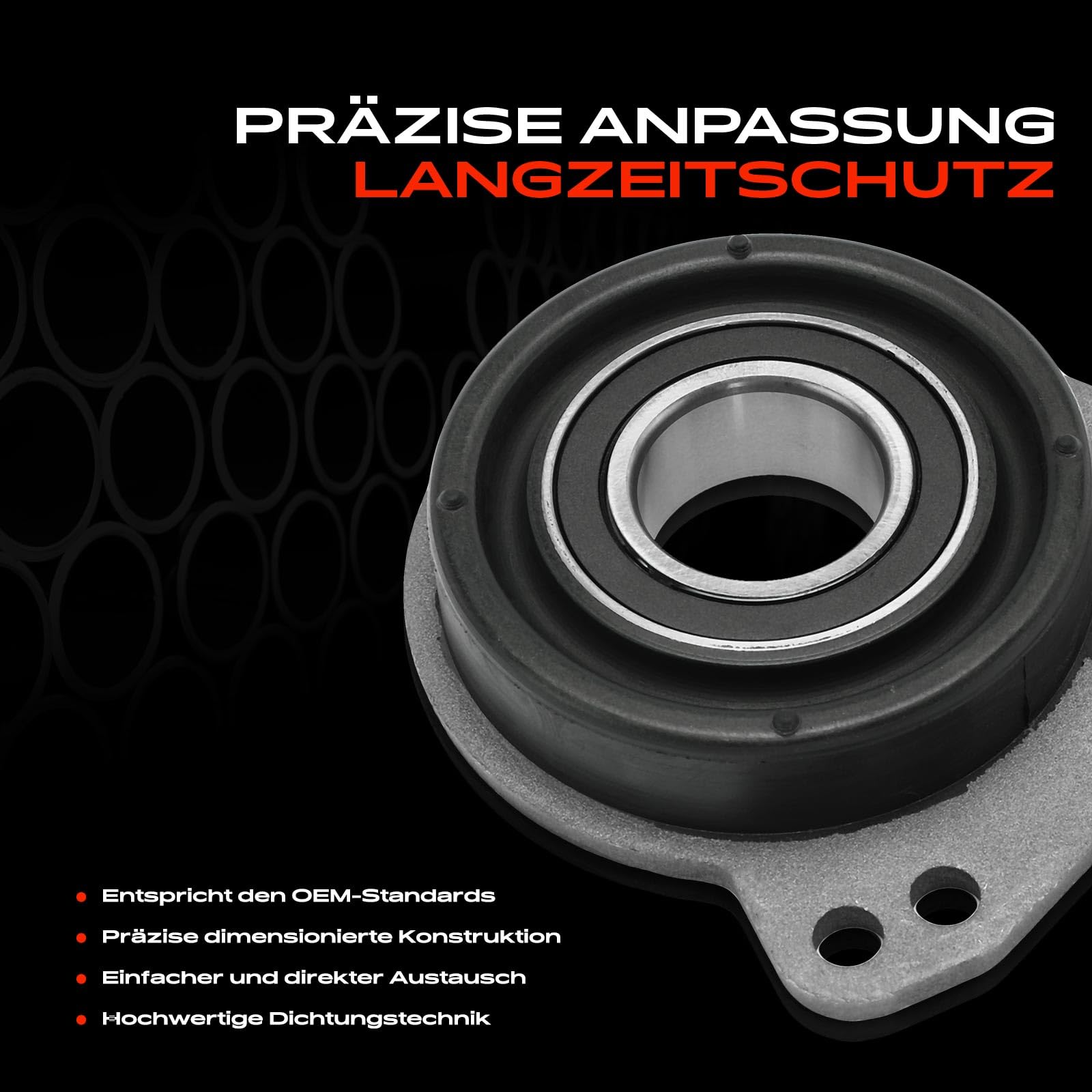 Frankberg Lagerung Gelenkwelle mit Kugellager Kompatibel mit Fiesta IV JA JB 1.3L-1.8L 1995-2002 Galaxy WGR 1.9L-2.8L 1995-2006 Mondeo III B5Y 2.5L 3.0L 2000-2007 Replace# 96BG3C08E1A