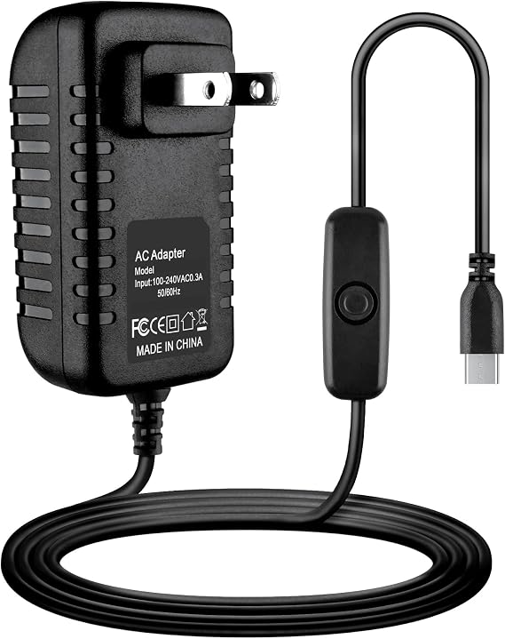 AC/DC Adapter Charger Compatible with SkyTrak Plus SkyTrak+ 2025 Golf Launch Monitor & Simulator Power Supply Cord