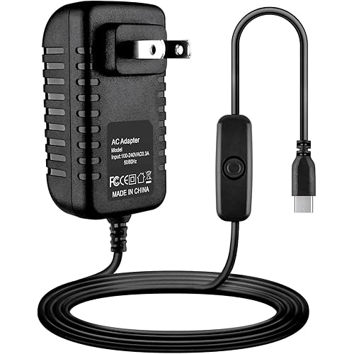 AC/DC Adapter Charger Compatible with SkyTrak Plus SkyTrak+ 2025 Golf Launch Monitor & Simulator Power Supply Cord