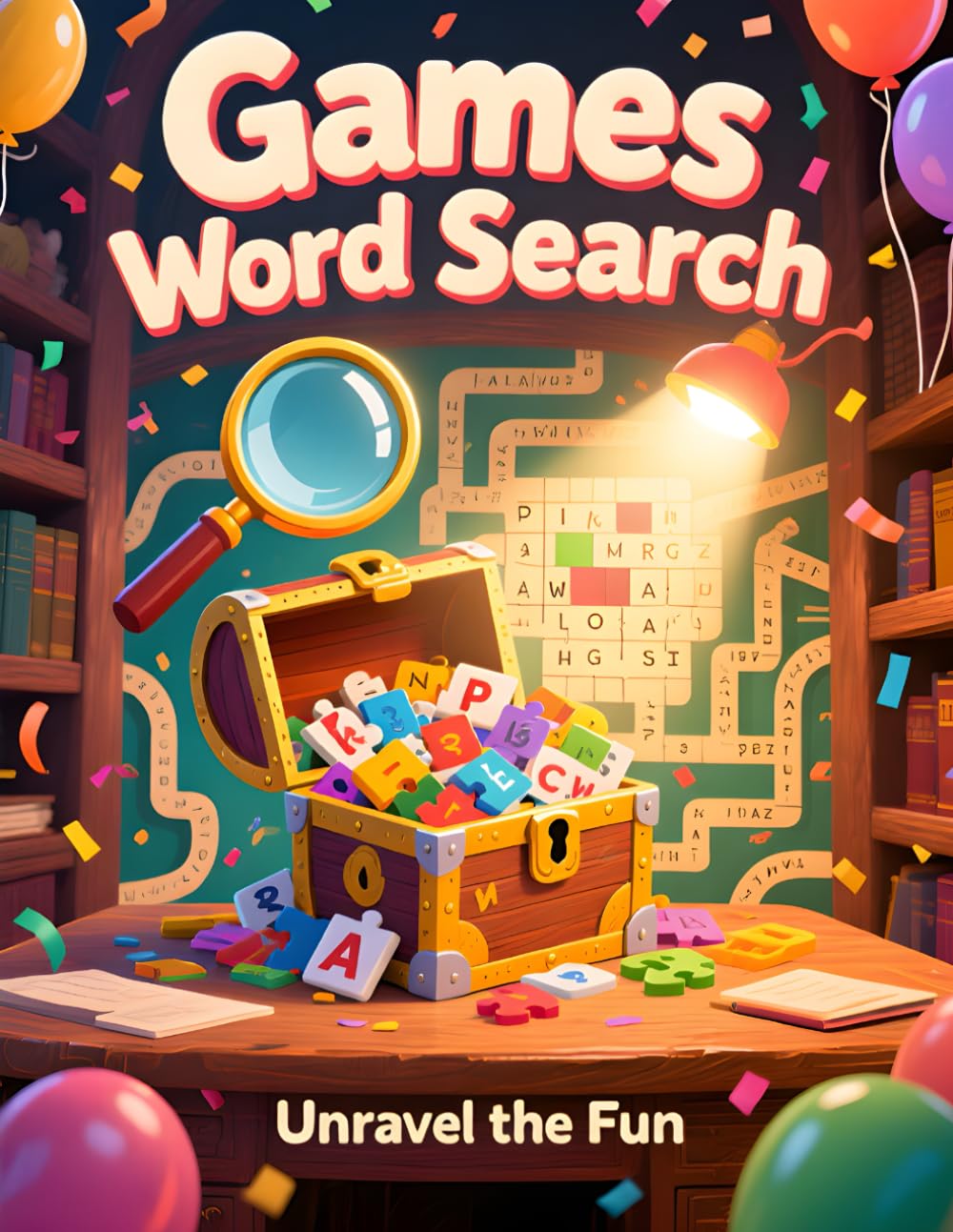 Games Word Search: Find Game Related Words; word search for kid's