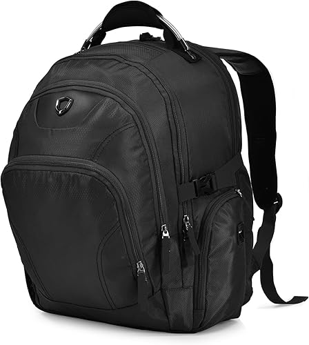 Traveler's Choice Hollin's Trek - Mochila de equipaje de 19 pulgadas, Negro -, Hollin's Trek - Mochila de equipaje de 19 pulgadas