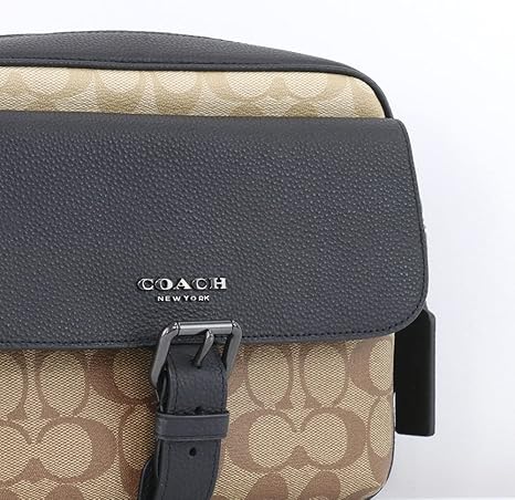 最新作得価 COACH メッセンジャー ブロックド シグネチャー C6079