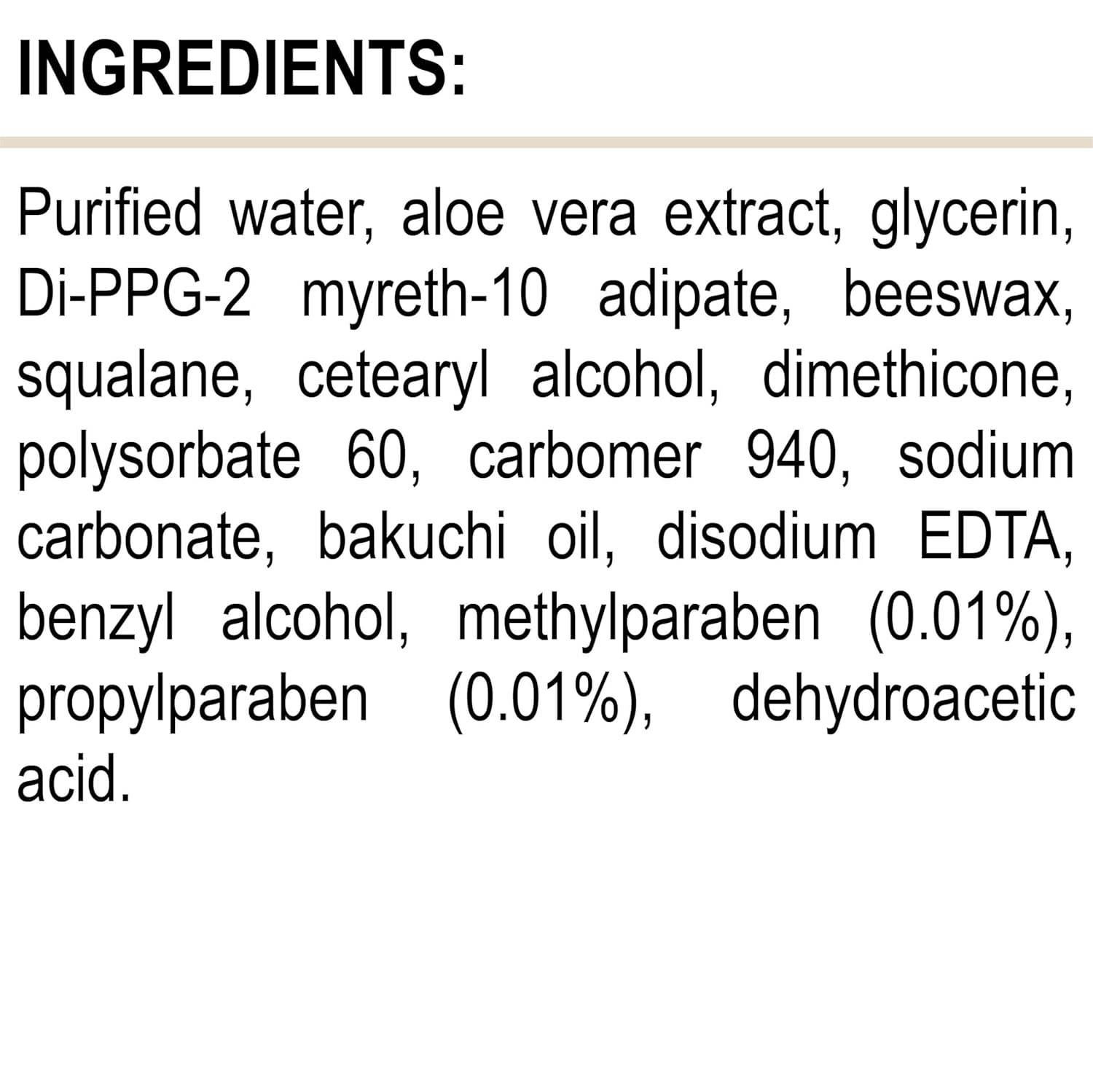 Sheer Moisturizer - Daily Face Cream for Complete Hydration, with Aloe Vera