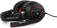 Vista 9 de Sennheiser G4me Zero auriculares para videojuegos de PC, negro rojo (Black wRed)
