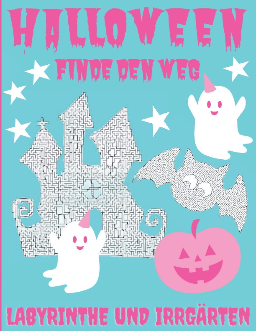Labyrinthe Halloween livre anti-ennui pour stimuler l'attention