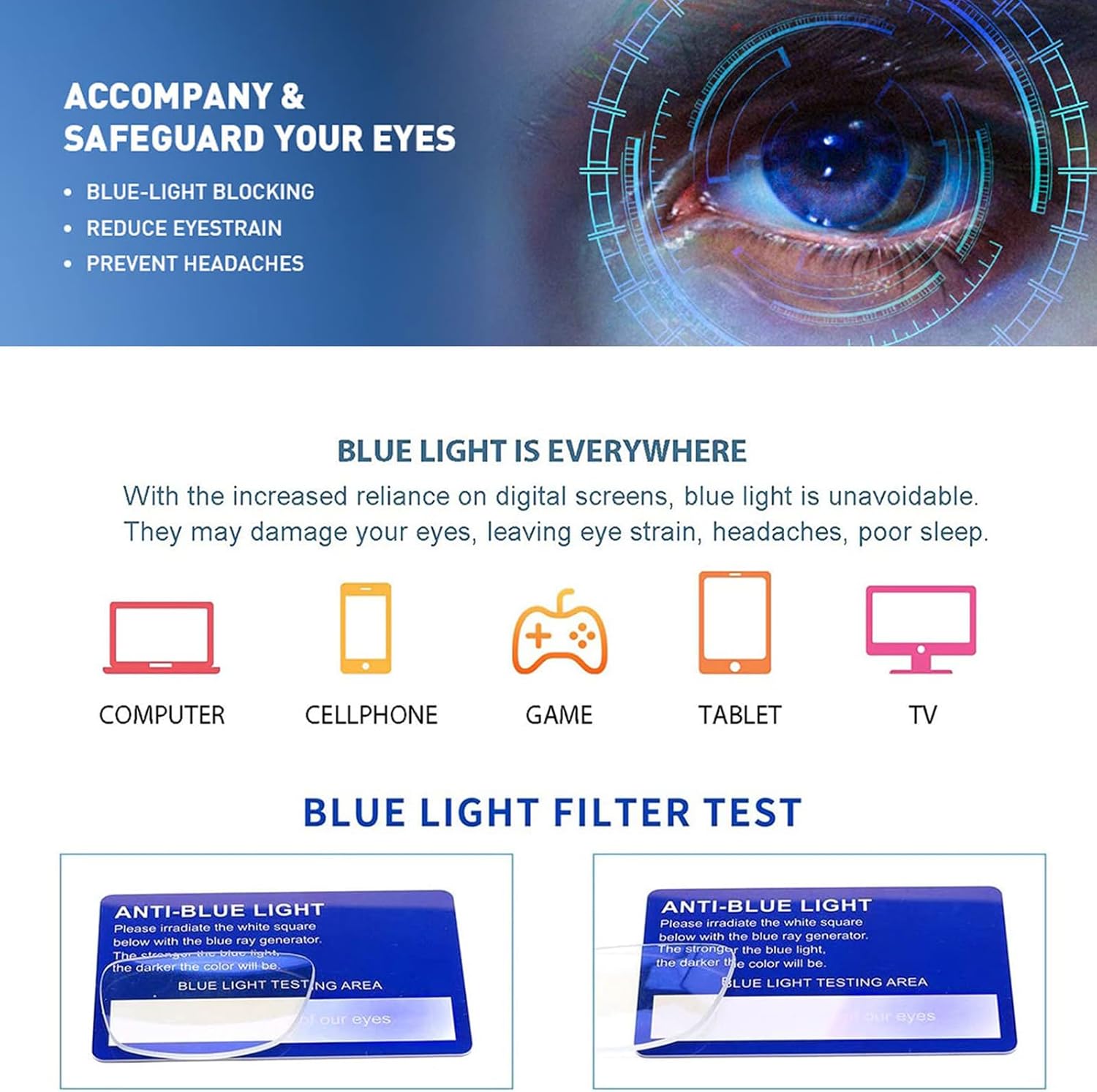 Suertree Women's Fashion Reading Glasses, 5 Pairs Blue Light Blocking Readers with Durable Spring Hinges, Stylish Anti-Glare Eyewear for Computer Use (2.0 Magnification) - Image 9