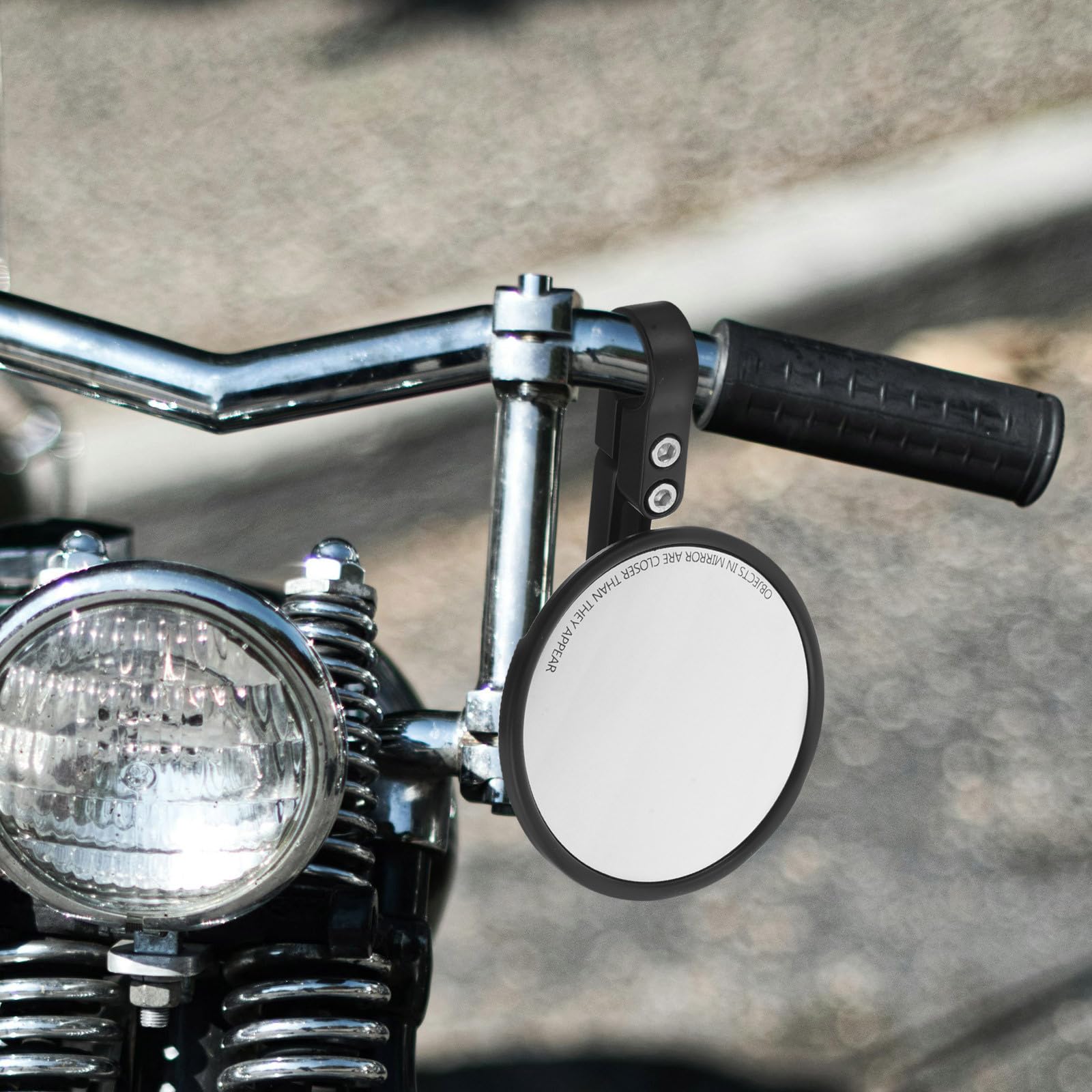 Rétroviseurs de Vélo pour Guidon 2 Pièces, Réglables et Pivotants, en Plastique et Verre, Légers et Sûrs, Adaptés pour Guidon de 22-24mm, pour Vtt