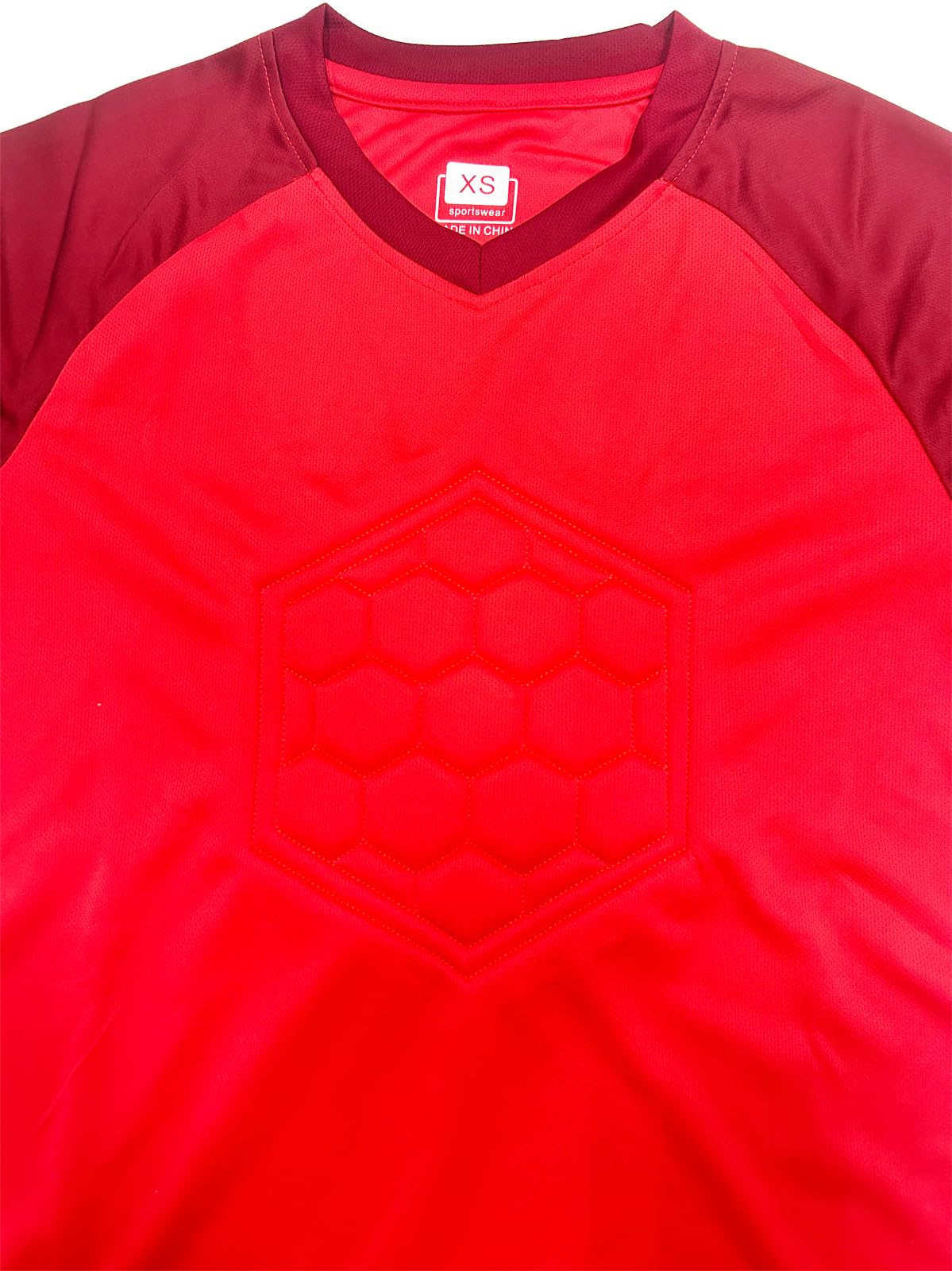 ZUYPSK Set di maglia da portiere per ragazzi da calcio imbottito a maniche lunghe attrezzature di protezione tuta