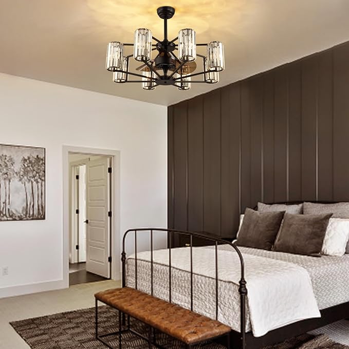 Ventilador de Techo 34 Pulgadas Con Luz y Control Remoto miniatura 5