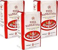 Farinha de trigo 00 Italiana Le 5 Stagioni - Napoletana Pack c/ 3