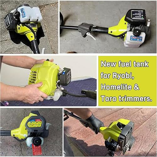 Miniatura 6 de Depósito de combustible 308682055 308675054 3075702 para Homelite Ryobi Toro String Trimmer Brushcutter 51930 51934 51952
