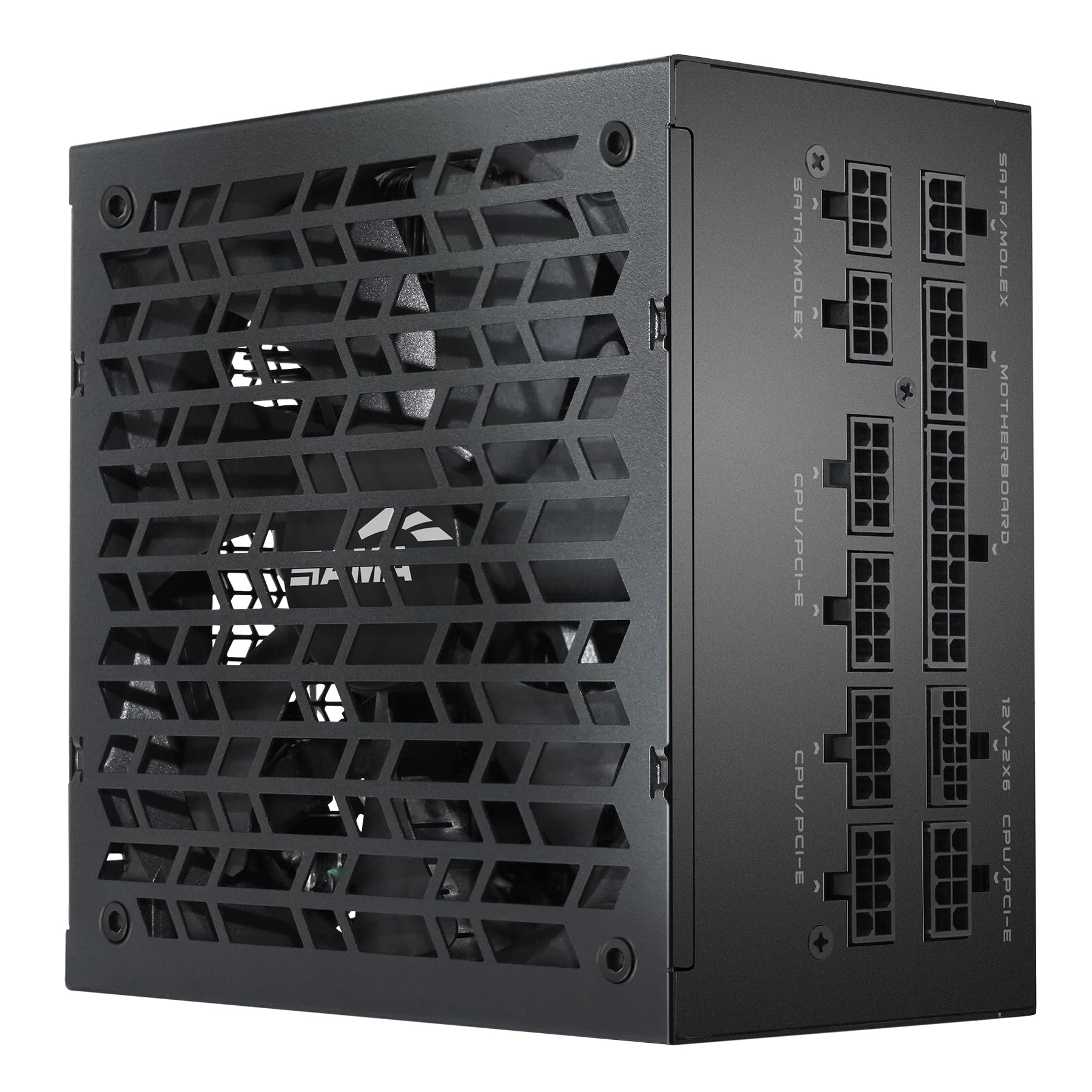 SAMA G850 Alimentatore – 850W Full Modulare,80 PLUS Gold, Compatibile ATX 3.1 & PCIe 5.1, Condensatori Giapponesi, Ventola FDB 150 mm, Supporto GPU RTX Serie 50/40 - Nero