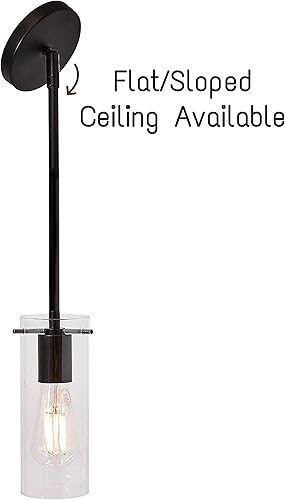 Miniatura 6 de T  A - Lámpara de techo de níquel cepillado para isla cristal transparente