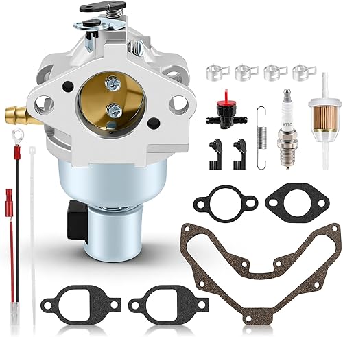 Carbhub Carburador de motor 20 853 33-S para Kohler 20 853 01-S SV590 SV591 SV600 SV601 SV610 SV620 CV490 CV491 CV492 CV493 19-22HP Carburador
