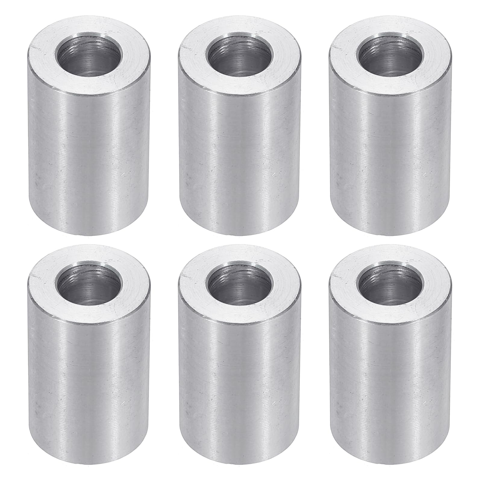 PATIKIL M8 Aluminum Spacers, 6pcs 5/16" x 5/8" Round Metal Spacers for 5/16 or M8 Screw Bolts