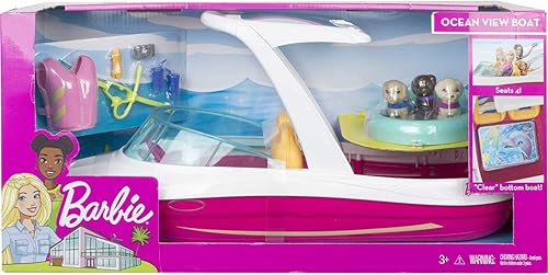 Miniatura 6 de Juego de Delfín Mágico Barco de vista al océano de Barbie