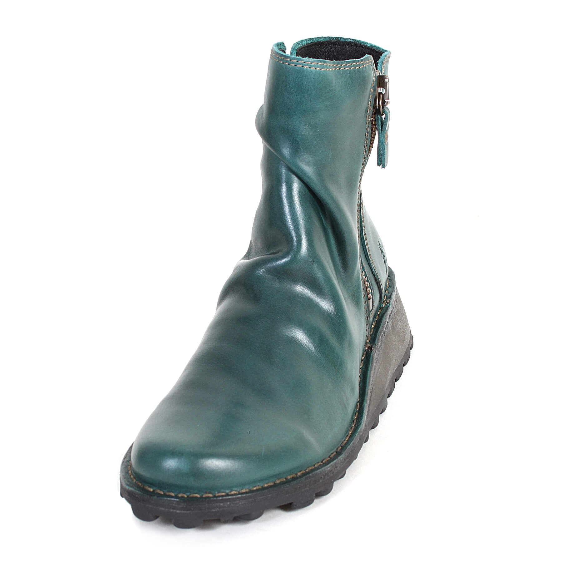 Fly London Women's MON944FLY Desert Boots,Green Petrol 004,7 UK