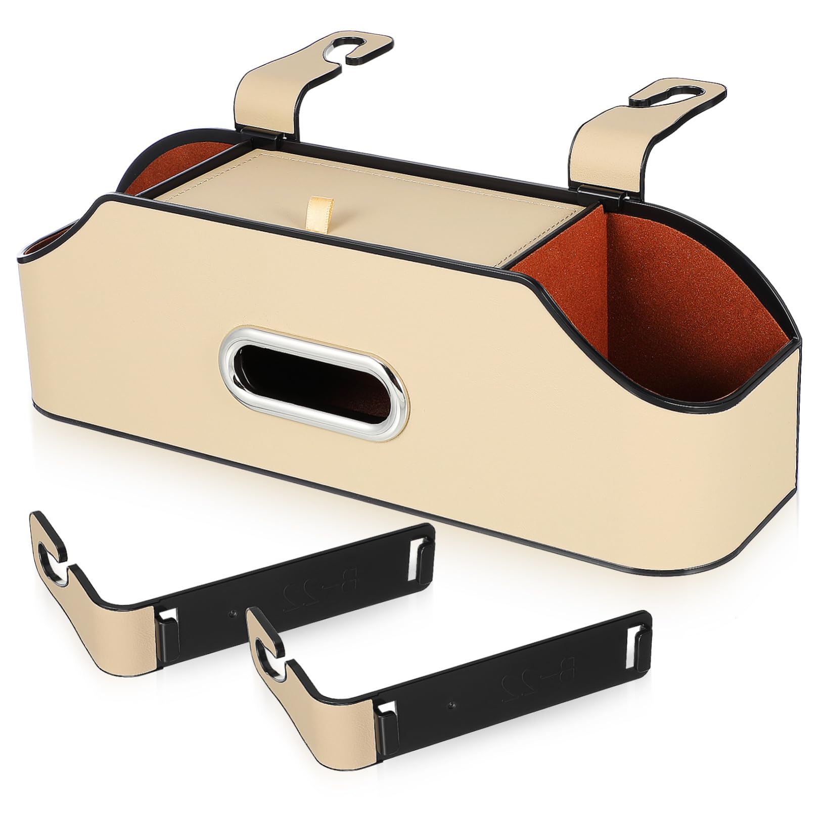 Accessoire de voiture rangement avec porte support à boissons arrière