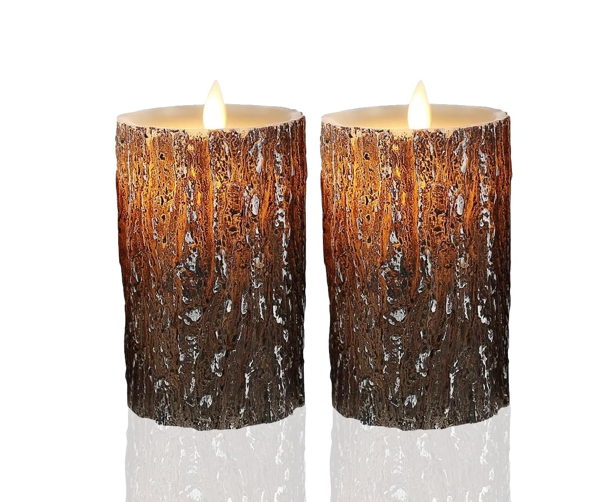 TGOPIT Flameless Led Flickering Candles, Battery Operated Candles Fake Candles with Real Wax 3 AAA Battery, Realistic Dancing Electric Candle for New Year Christmas Party Home Wedding Decoration(2Pc)-image-22