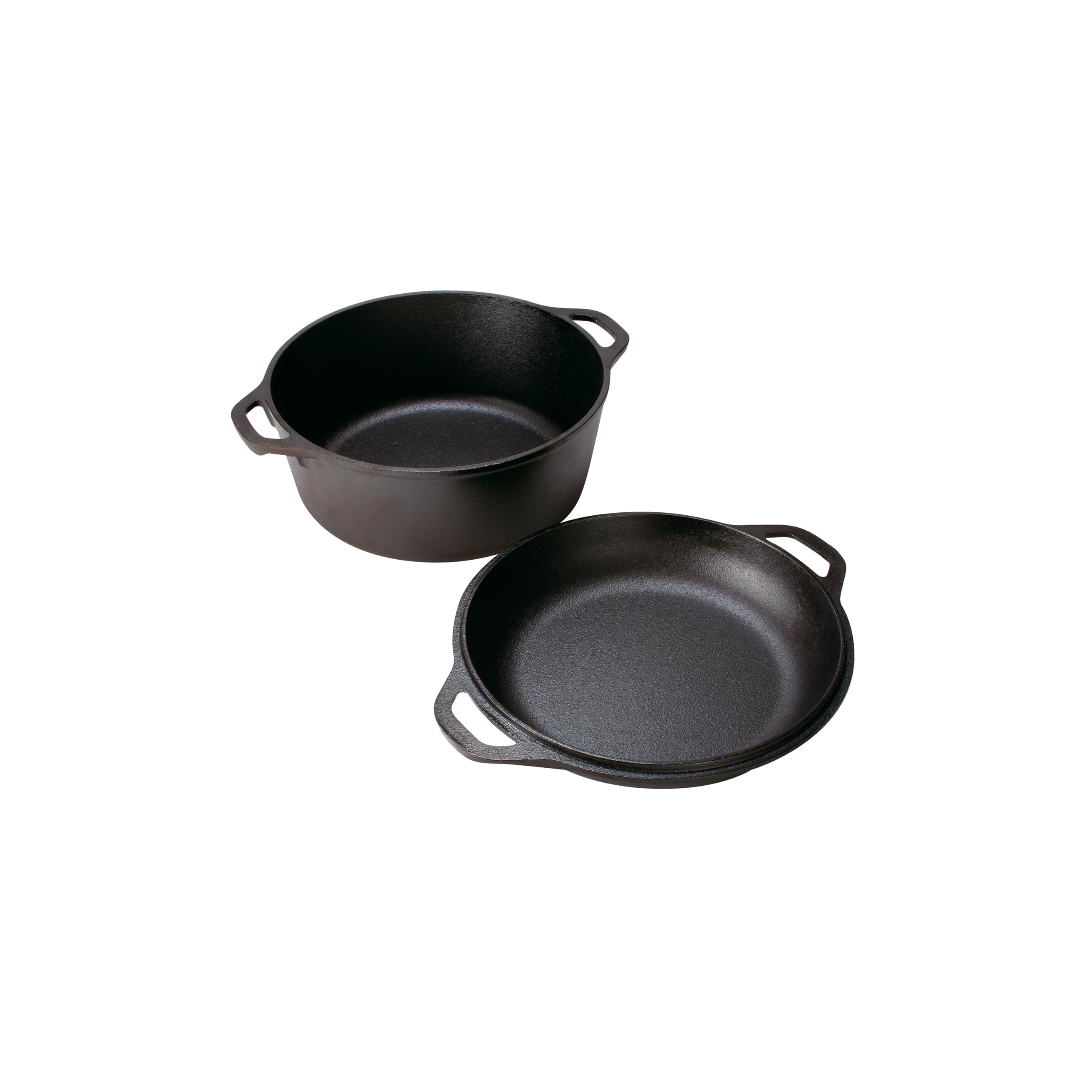 Lodge Classic Doppel-Dutch-Oven 12,3 L, Gusseisen, bereits eingebrannt