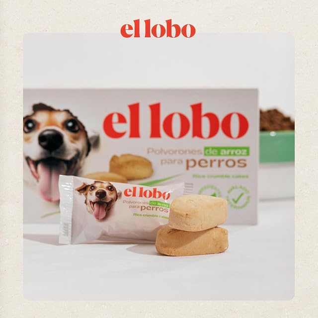 Foto 7 de 8 de El Lobo Polvorones de Arroz para Perros, Snack Natural, 120 g