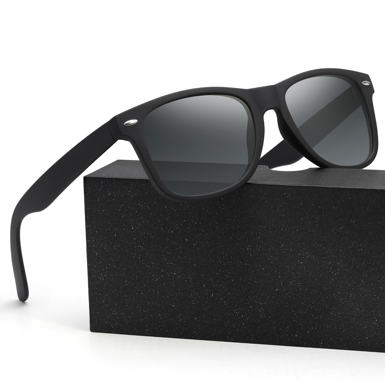 Sunglasses Men-Ultra Light Rectangular Polarized Sunglasses for Women, UV400 Protection, Polarized Ultraviolet Protection, Driving, Fishing, Running