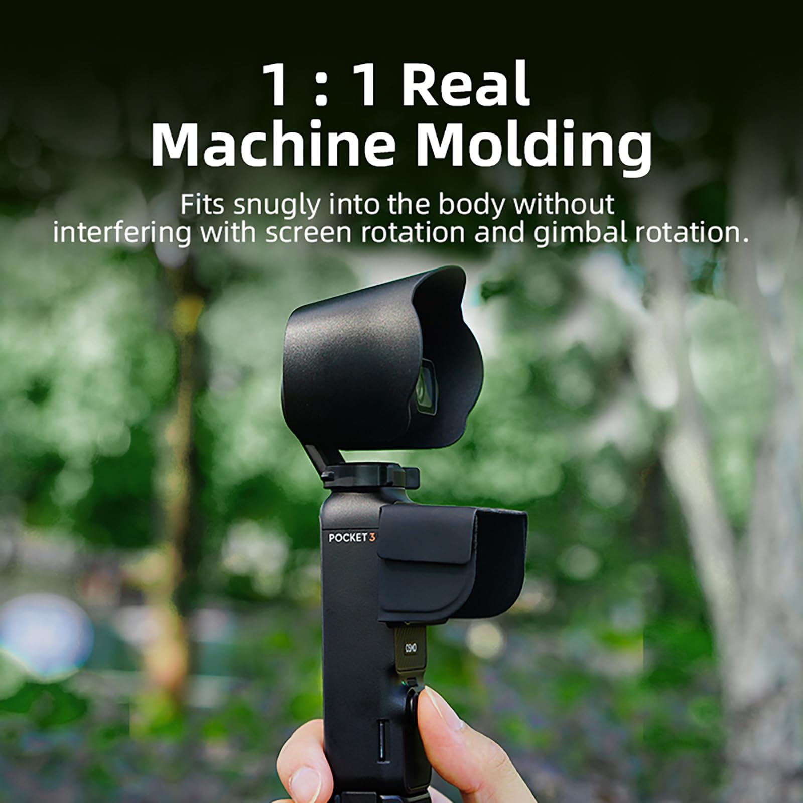Osłona obiektywu aparatu do DJI OSMO POCKET 3 osłona ochronna na obiektyw osłona przeciwsłoneczna soczewka antyodblaskowa osłona przeciwsłoneczna akcesoria
