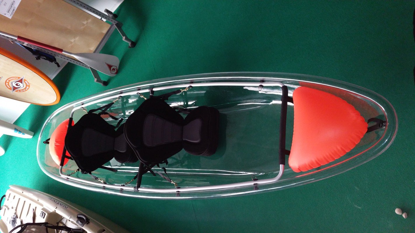 Kajak Magic Transparent super Kippstabil mit offener Luke Zweierkajak *NEU*