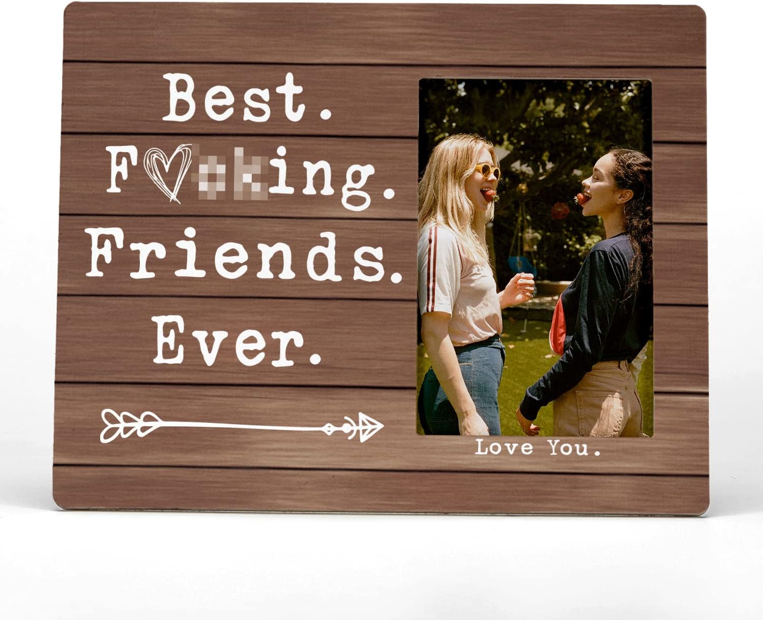 FONDCANYON Best Friends Ever Picture Photo Frame, Bestie