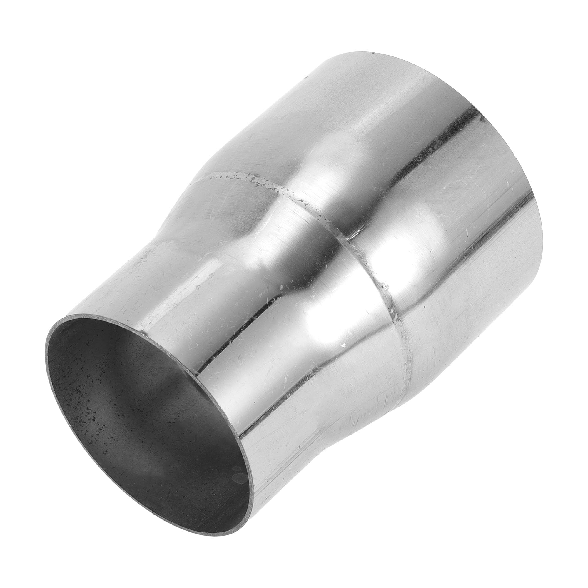 Motoforti 2.5" OD to 3" OD Mandrel Exhaust Pipe Adapter Concentric Reducer Car Exhaust Pipe Tubing Piping Adapter 4inch/100mm Length T304 Stainless