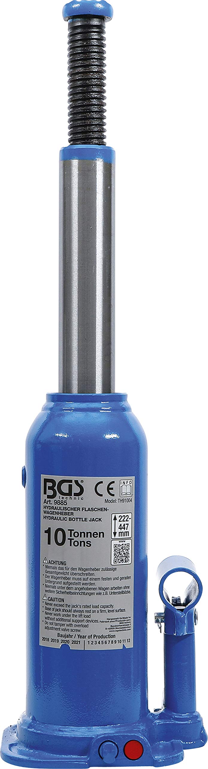 BGS 9885 | Cric à vérin hydraulique | 10 t