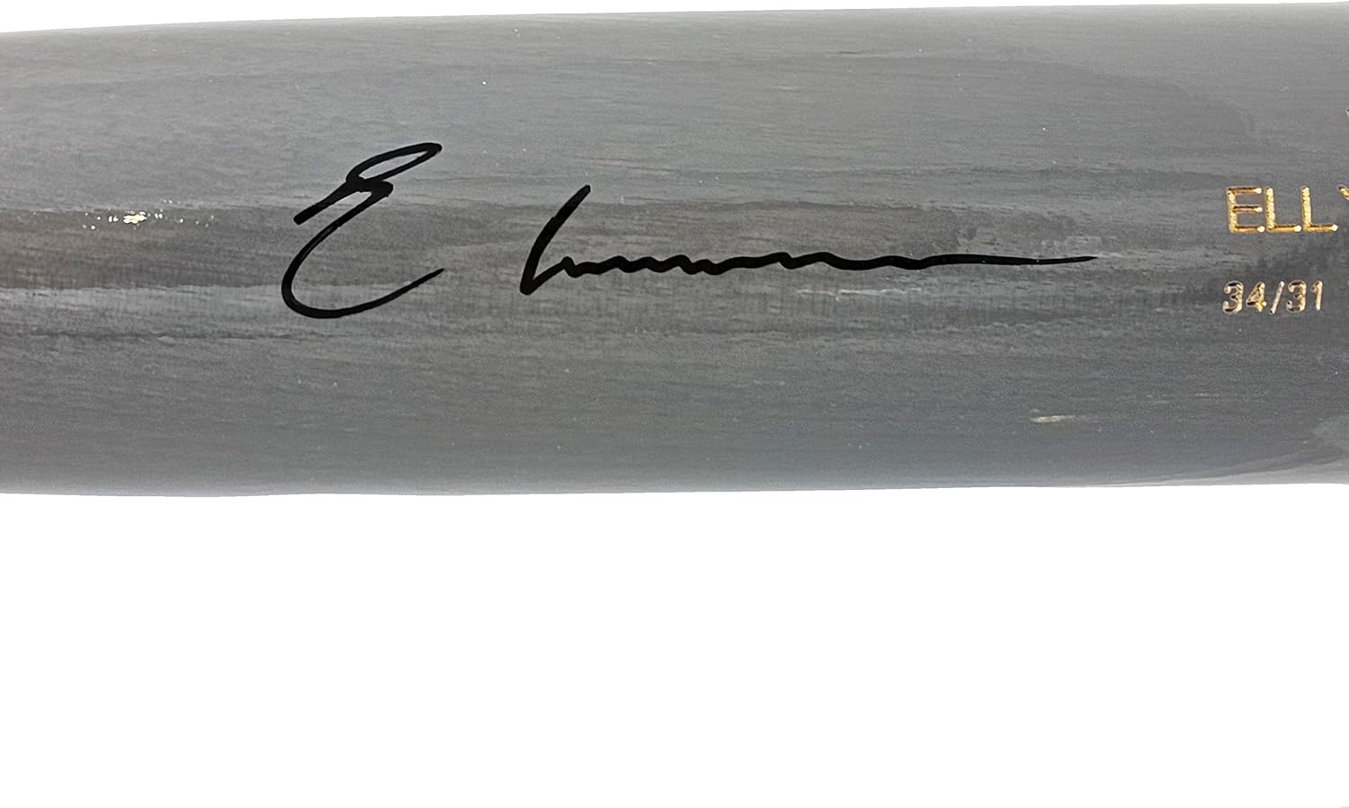 Elly De La Cruz Autographed Gray B45 Player Model Bat Reds Beckett BAS Witness