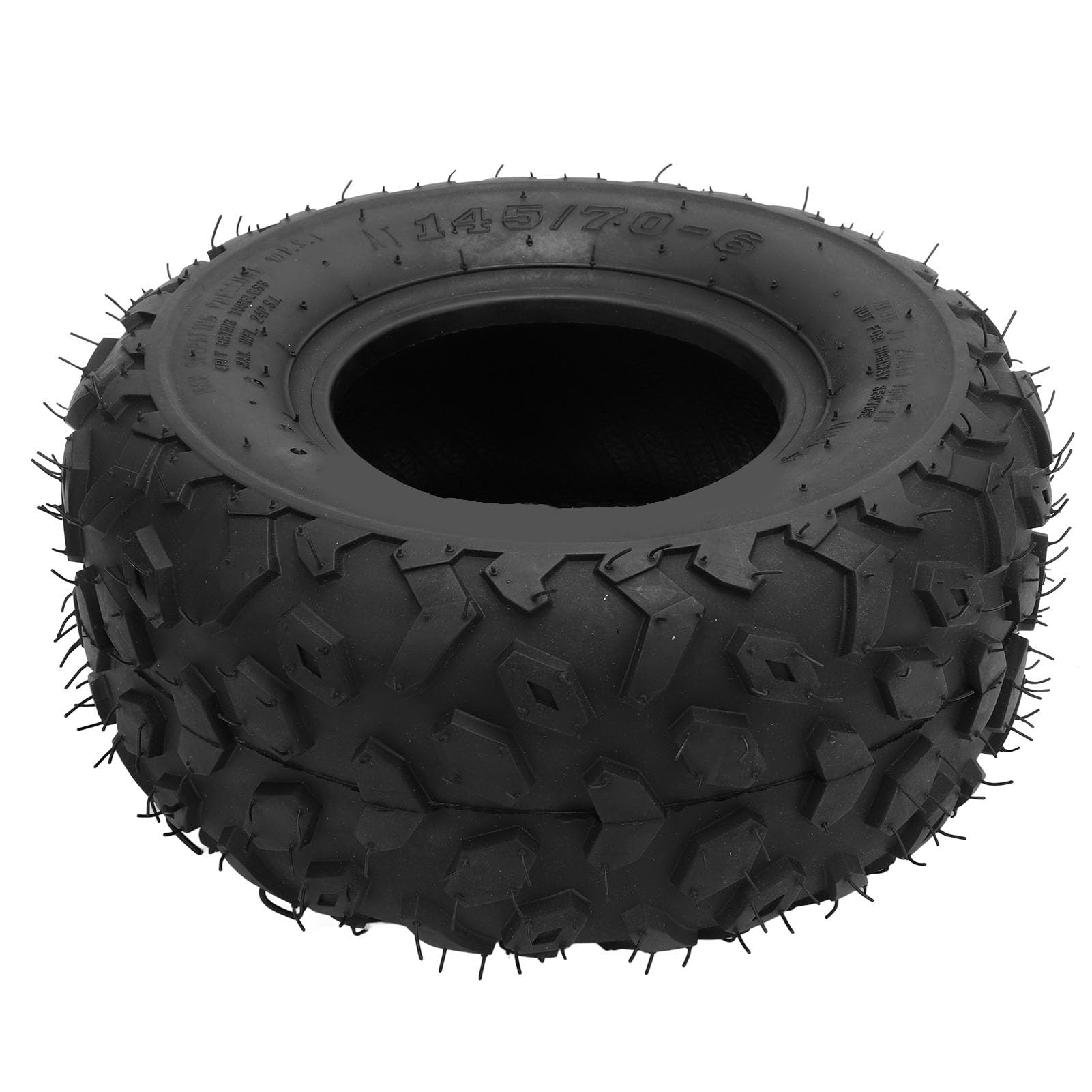 Pneu tubeless 145/70-6-perforation Pneu en caoutchouc épais antidérapant pour Gokart ATV UTV-adhérence améliorée et