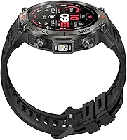 Vista 14 de Relojes inteligentes militares para hombres con GPS integrado con brújula linterna LED, reloj inteligente táctico resistente al agua 3ATM con texto