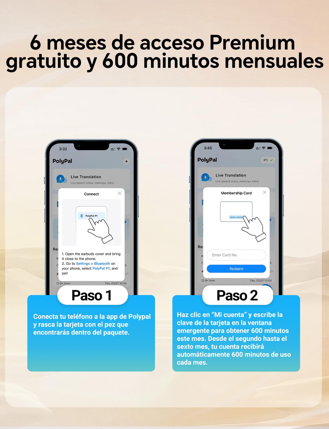 Timekettle Polypay P1 Traductor Instantaneo de Voz, Aplicación para 40 Idiomas y 93 dialectos, Traductor de Idiomas Explorar la Vida de los expatriados con Libertad, Compatible con iOS y Android