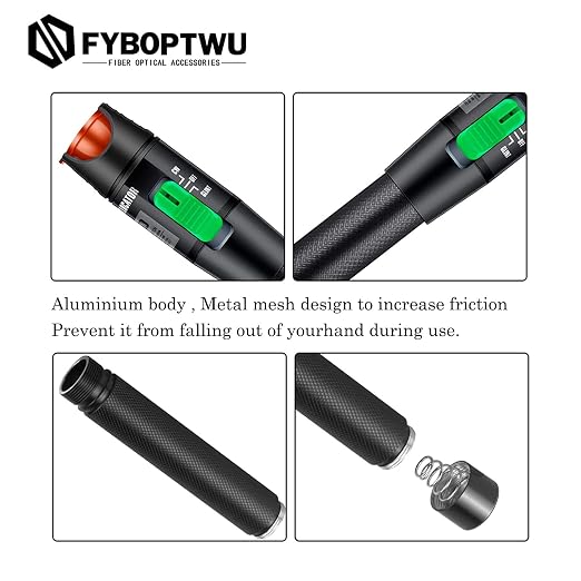 Kit localizador visual de fallos en fibra óptica VFL-30 miniatura 3