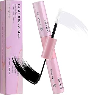 Pretty memory Lash Bond and Seal, Latex-Free Cluster Lash Glue for DIY Eyelash Extension, Strong Hold for 48-72 Hours, Wat...