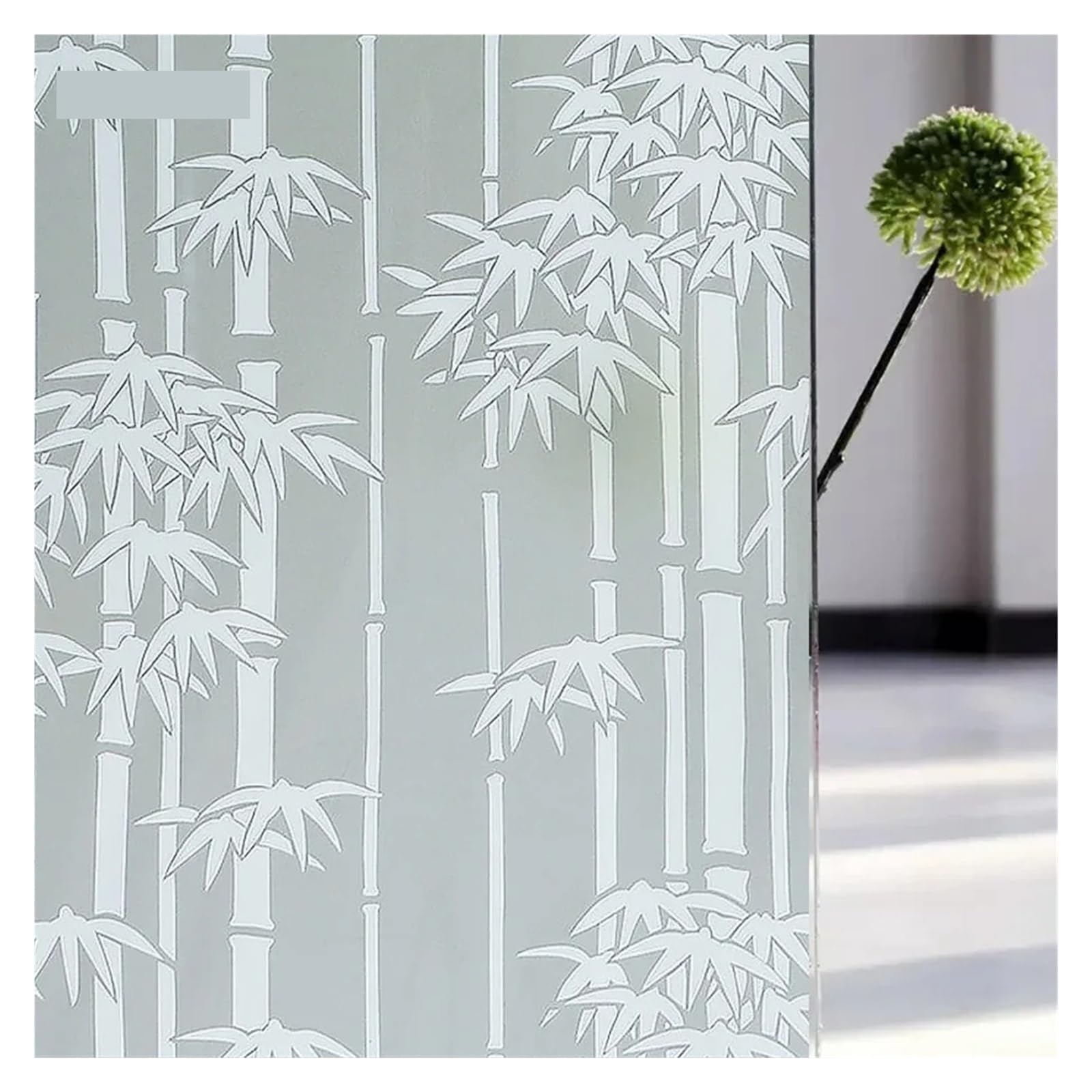 SHALLEZSOU Window films Privacy Window Film Sun Protection Blocking Self-adhesive For Home Frosted Opaque Stained Glass Sticker