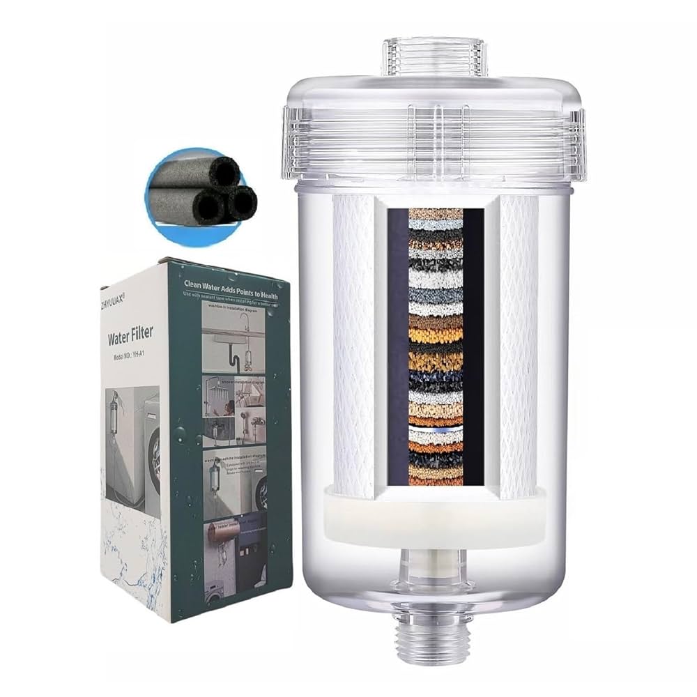 Amazon | ZHYUUAX 浄水器 蛇口浄水器 洗濯機用浄水器 シャワー