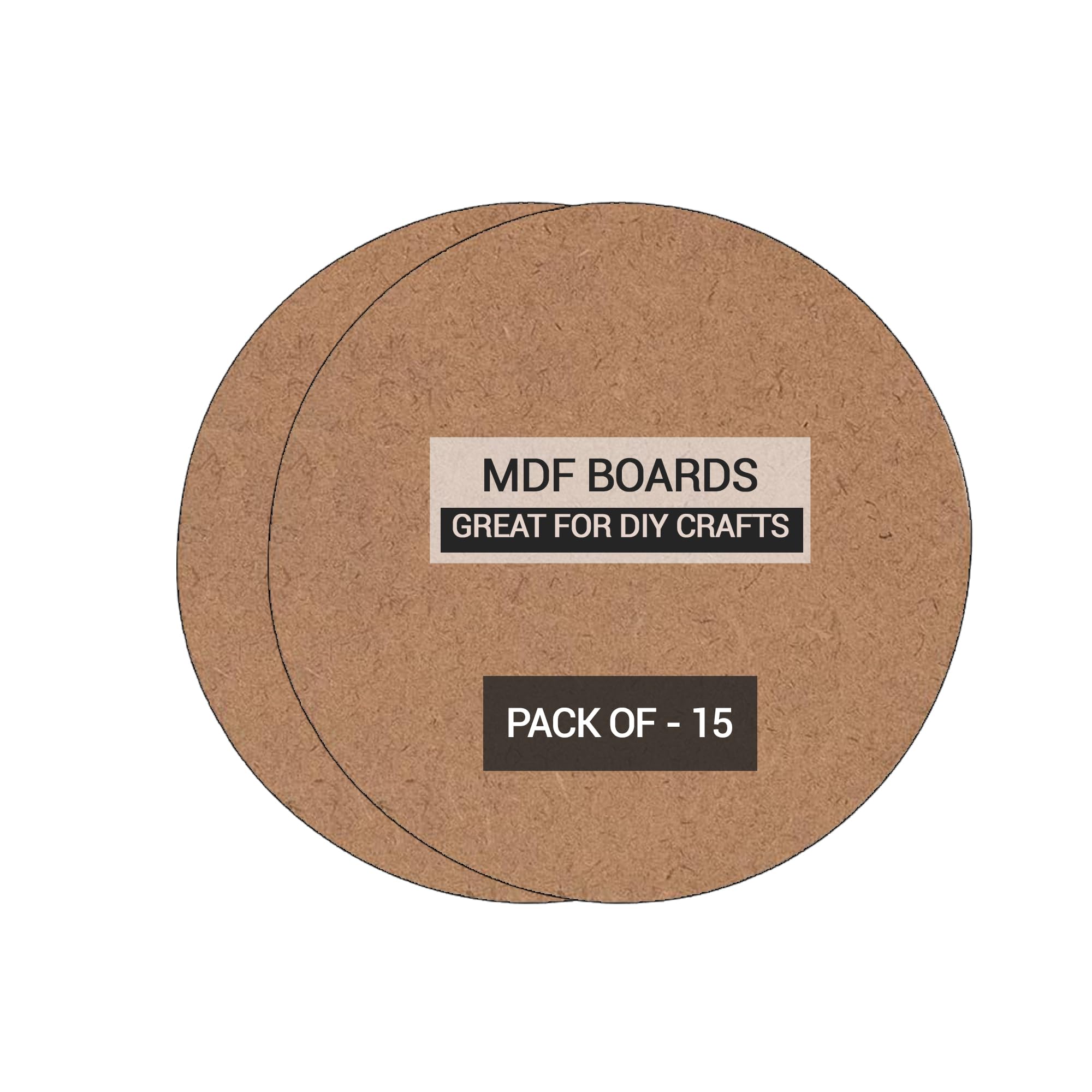 2MM Round MDF Craft Boards for DIY Projects, Unfinished MDF Wooden Circles, Smooth Surface for Painting, Resin Art, Mandala, Sublimation & Home Decor, (2 Inch) Pack of 15-image-20
