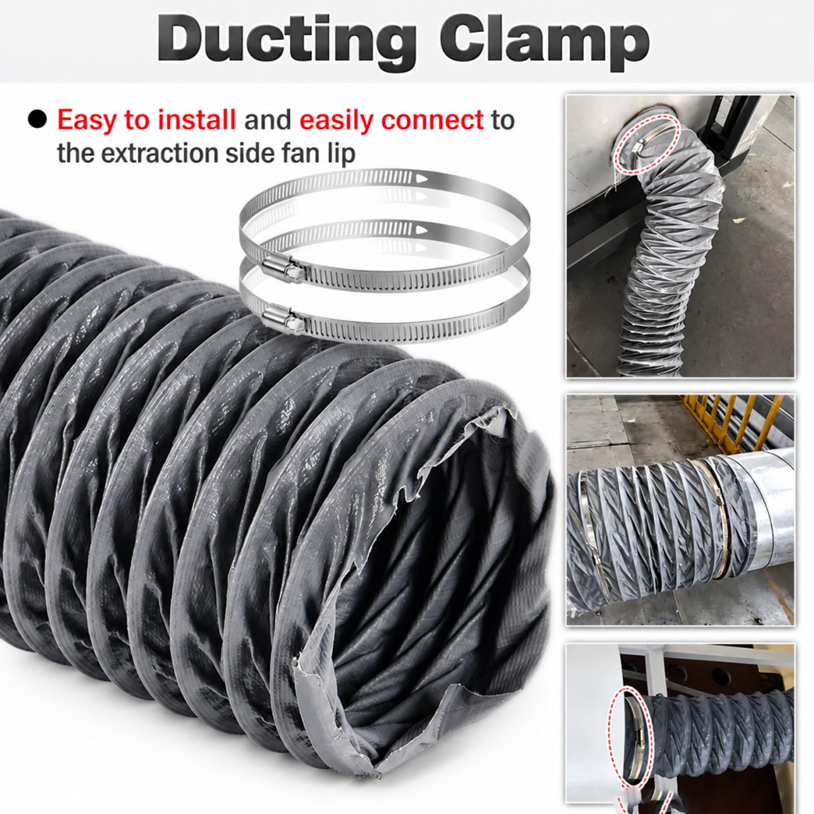 Tuyau evacuation Tuyau D'évacuation Flexible Pour Sèche-linge, Kit De Tuyau