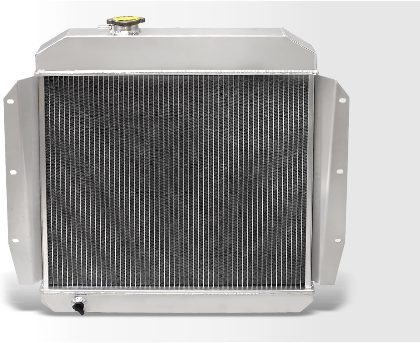 AJP Distributors Tri Core 3-Row Full Aluminum Radiator Engine Motor Cooling Upgrade Compatible/Replacement For C/K Series Pickup Truck Suburban 100/150 L6/V8 1955 1956 1957 1958 1959 55 56 57 58 59