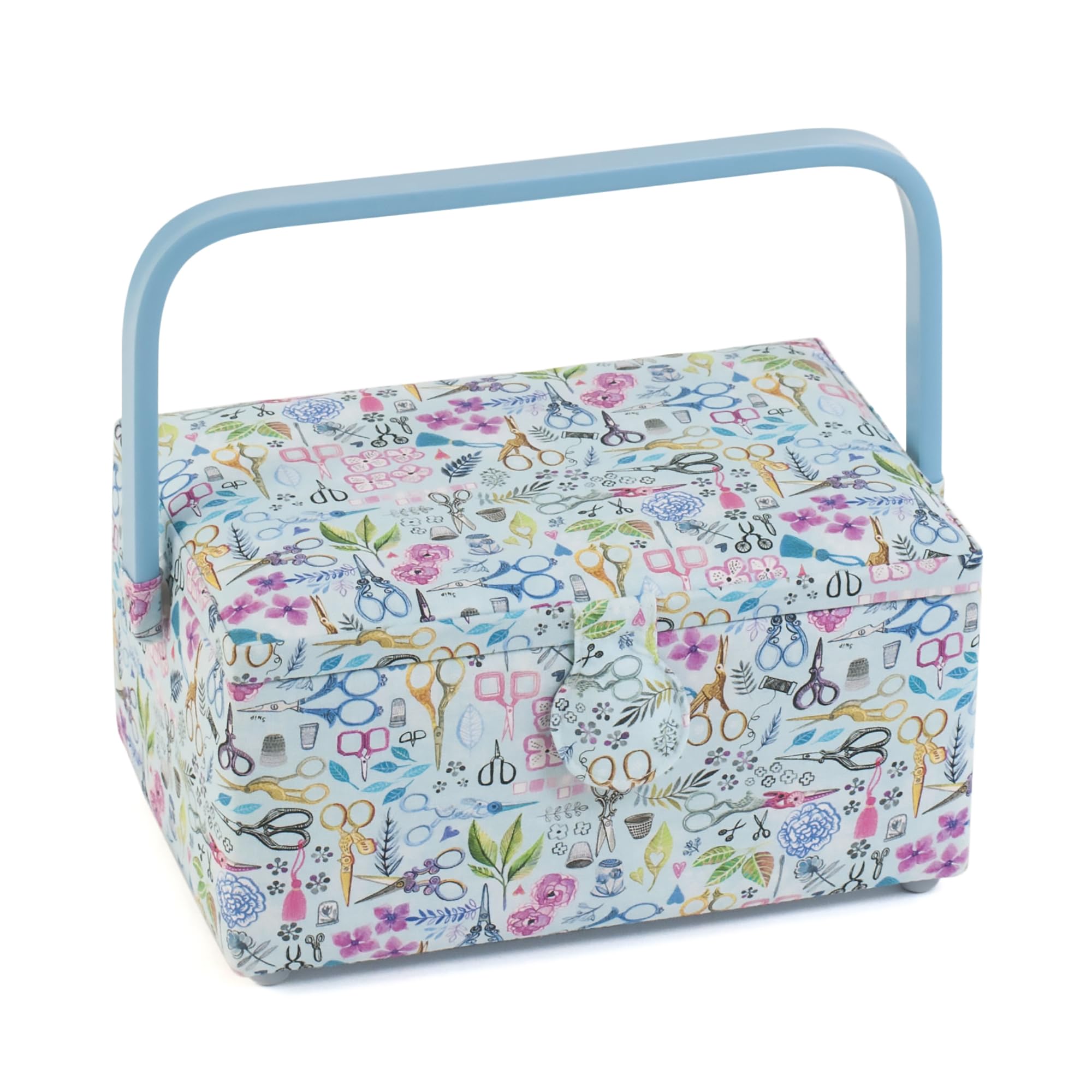 Hobby Gift Medium Sewing Craft Hobby Storage Box, Rectangle, Sewing Scissors
