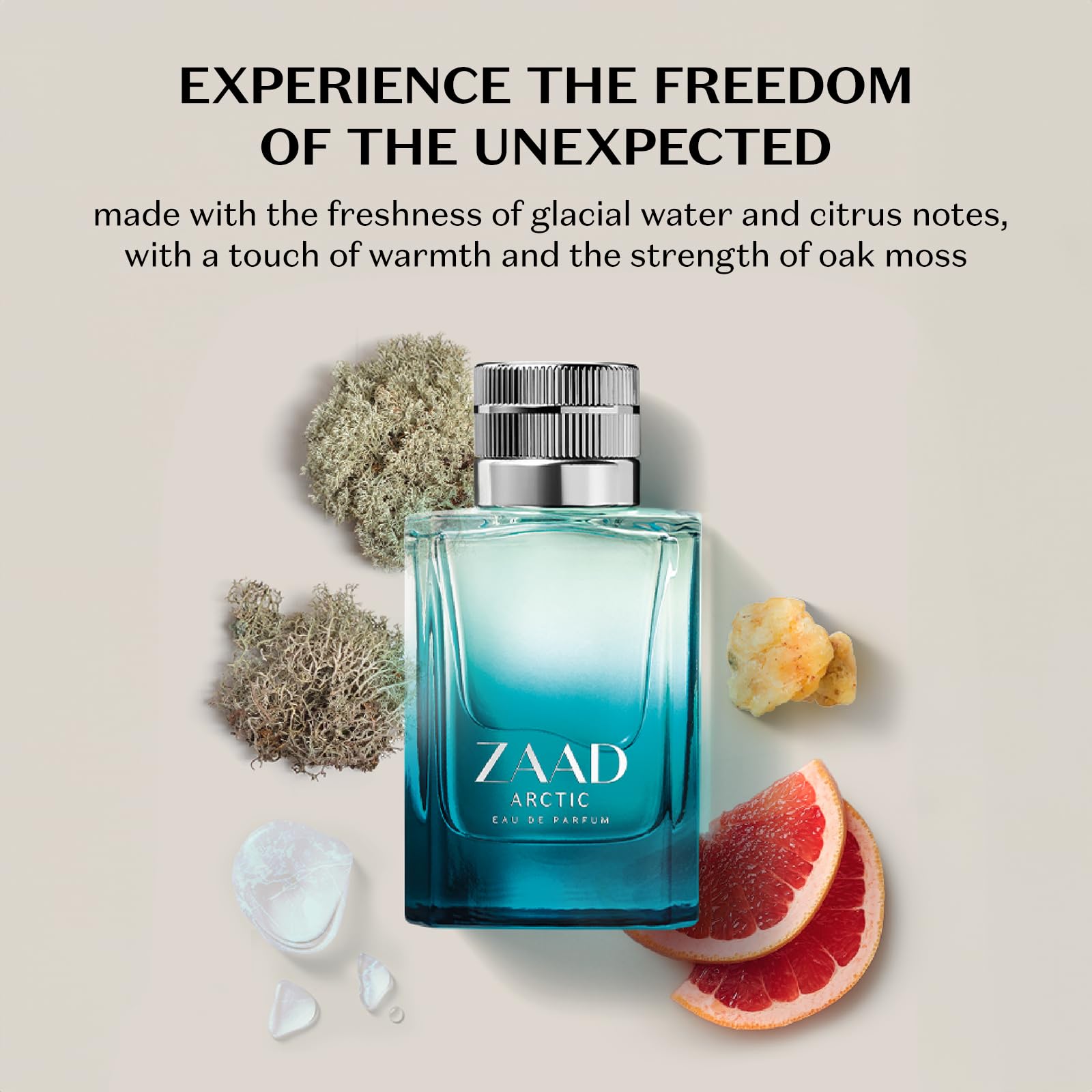 O BOTICARIO Zaad Arctic woda perfumowana dla mężczyzn, orzeźwiający zapach Arktyki, 90 ml